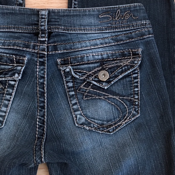 Silver Jeans Suki Surplus Bootcut Pocket Flap 28 - Picture 2 of 7